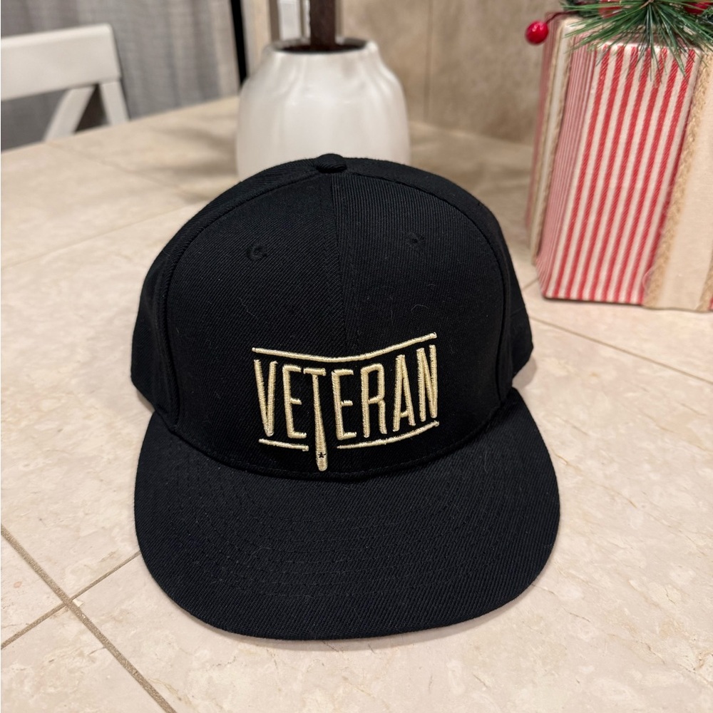NWOT RARE Baseballism Veteran Black Cap